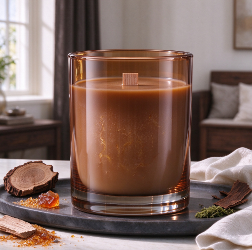 Oak & Amber Soy Candle