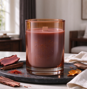Rosewood & Saffron Soy Candle